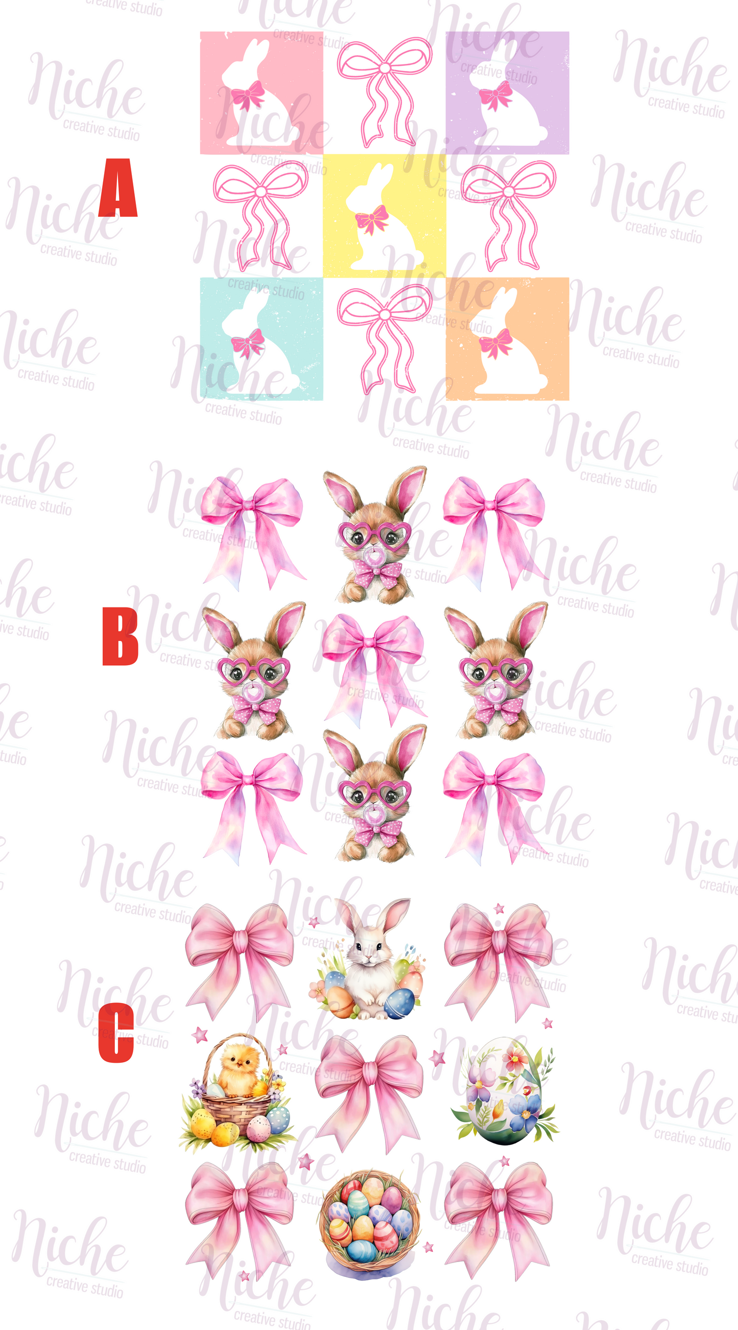 -EAS8095 Easter Coquette Decal