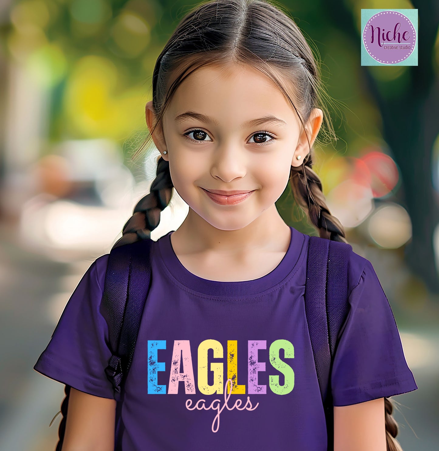 -SCH8262 Eagles Colorful Decal