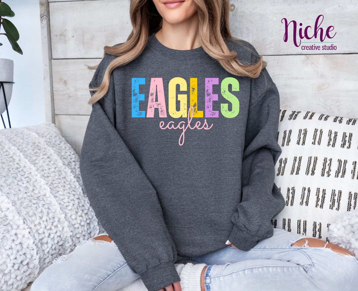 -SCH8262 Eagles Colorful Decal