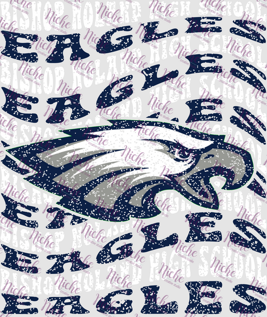 - EDS501 Bishop Noland Eagles Navy White Decal