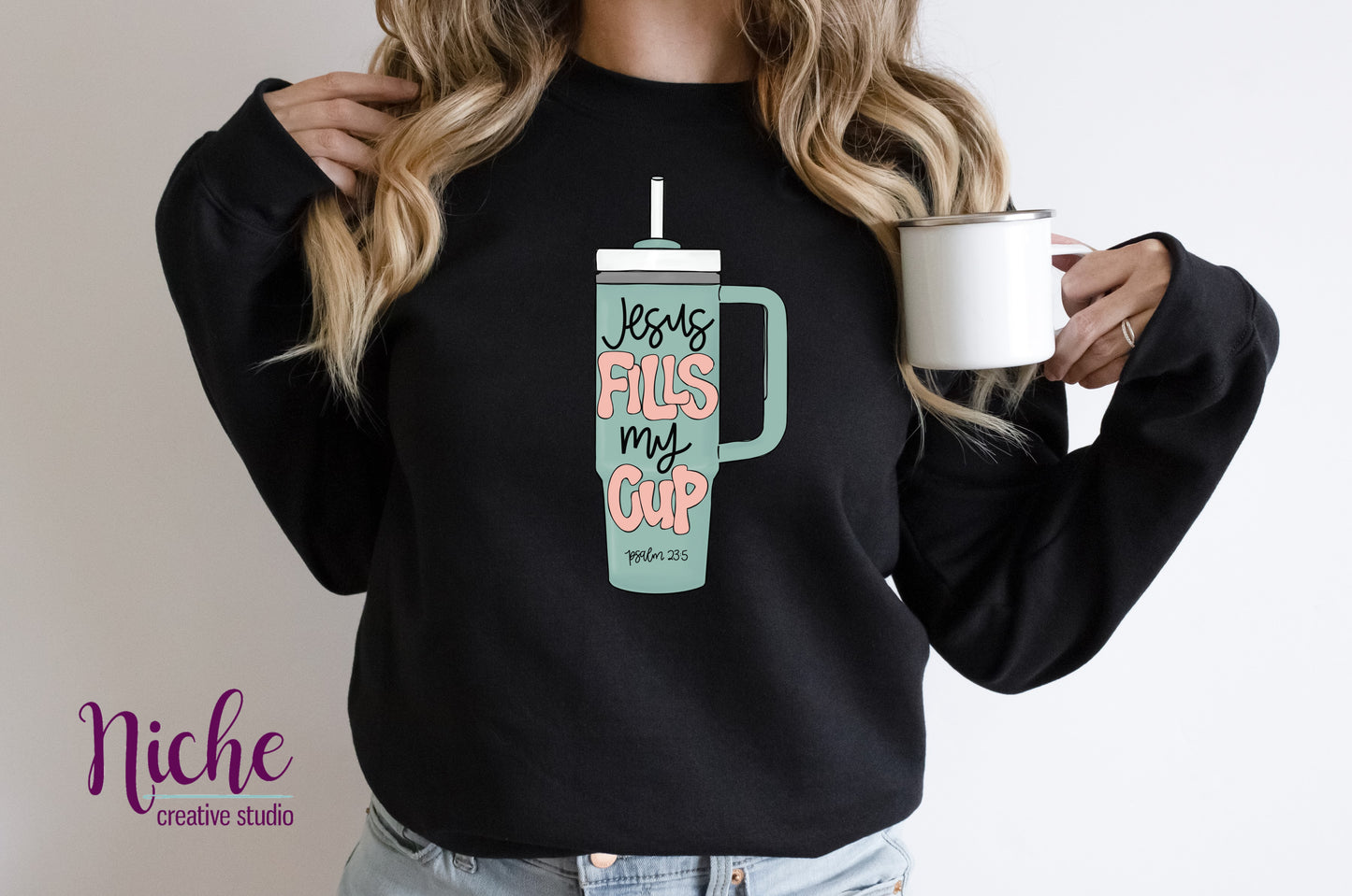 -FAI1445 Jesus Fills my Cup Decal