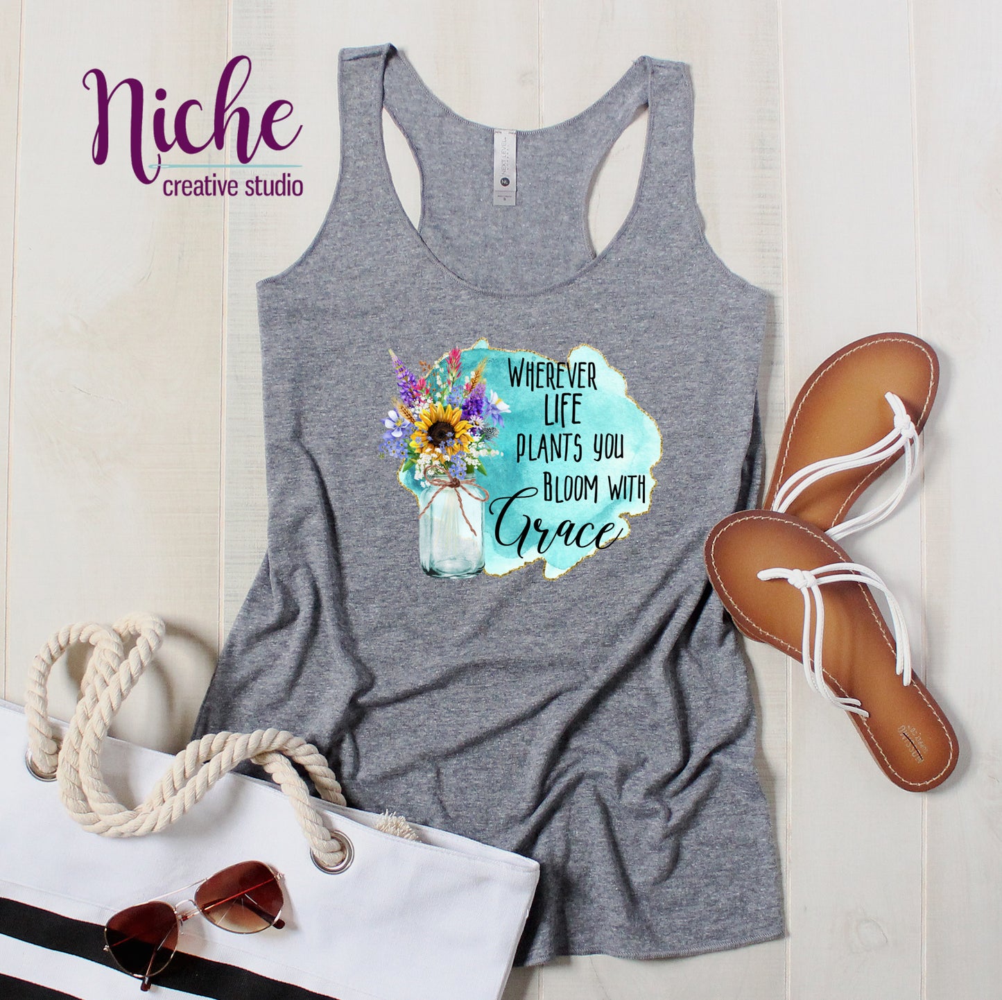 -FAI1470 Bloom with Grace Decal