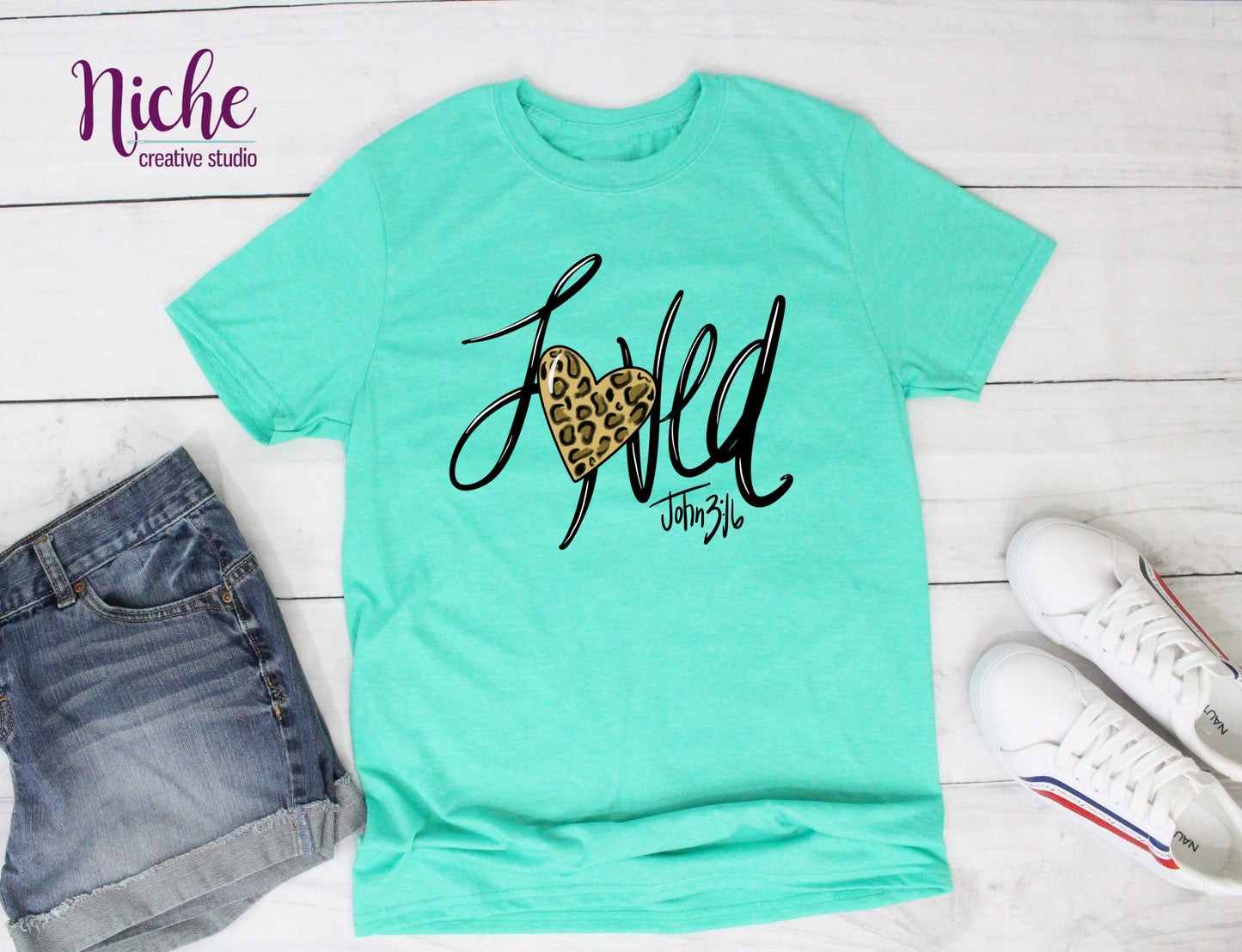 -FAI1496 Loved John 3:16 Decal