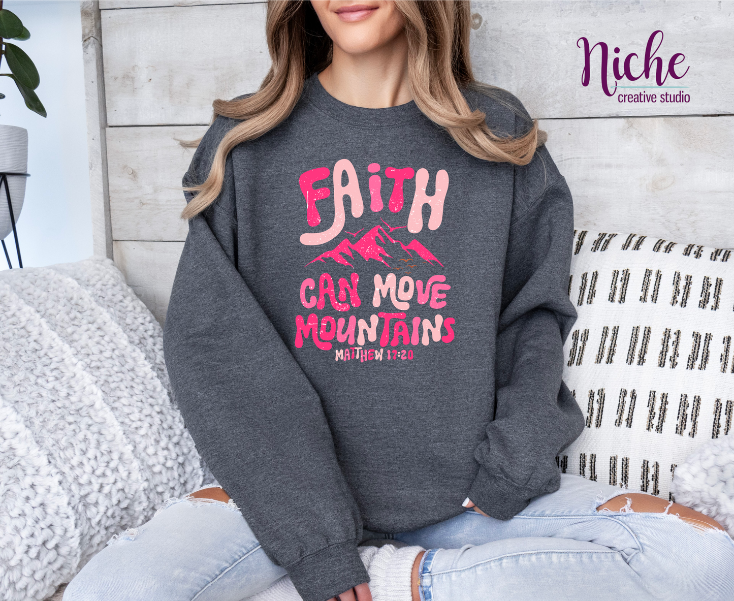 -FAI8246 Faith can Move Mountains Decal