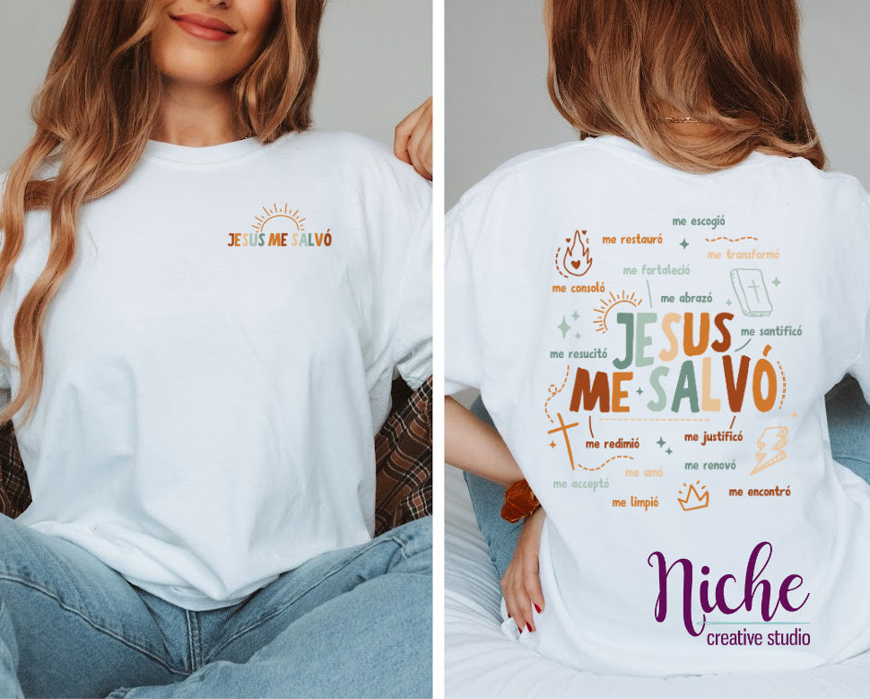 -FAI7015 Jesus Me Salvo COMBO Decal