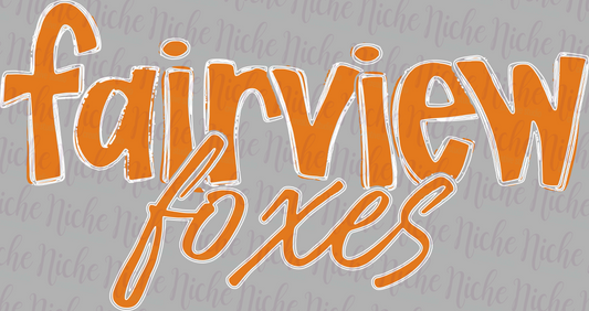 -FAR8307 Fairview Foxes Decal