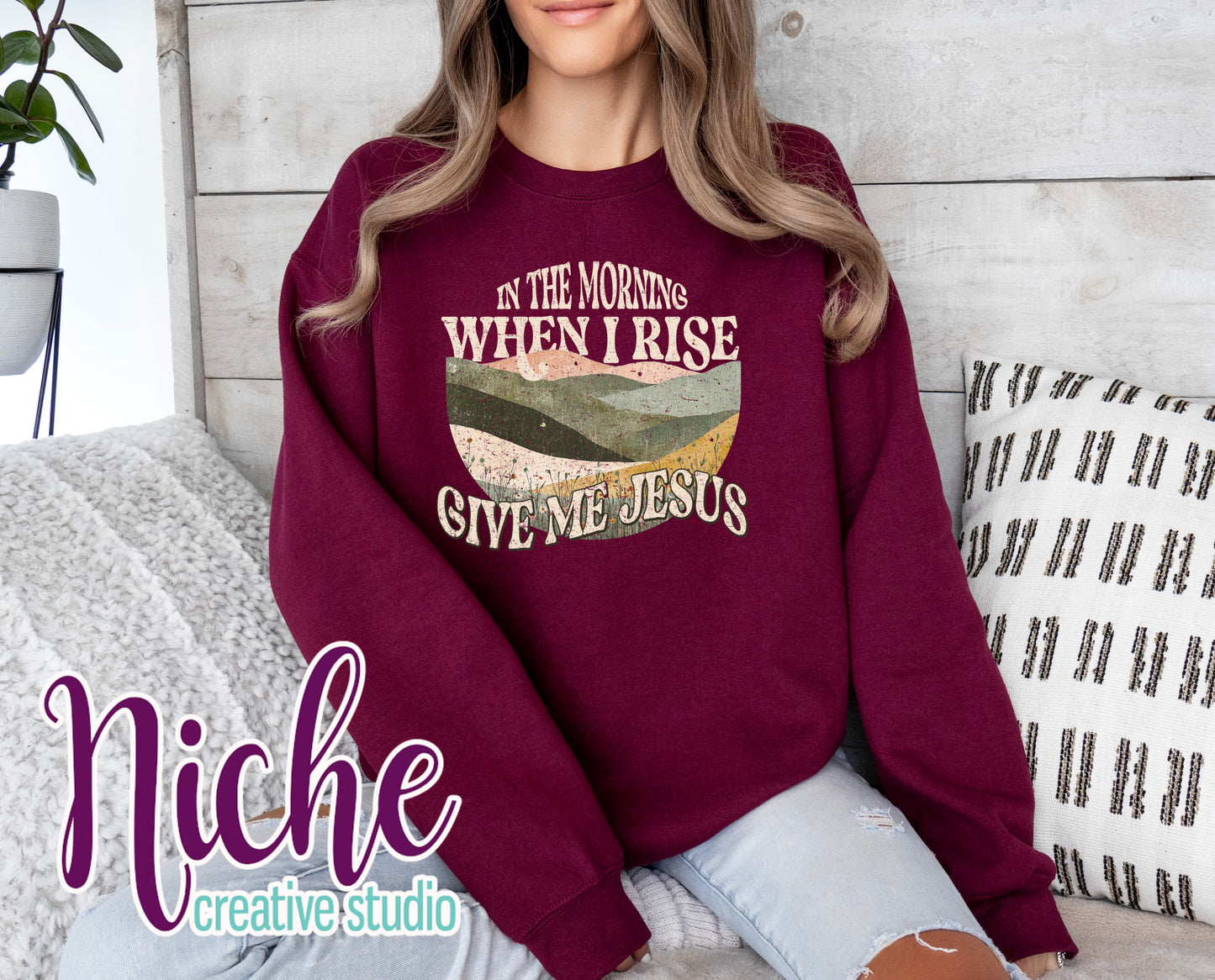 -FAI8571 Give Me Jesus Decal