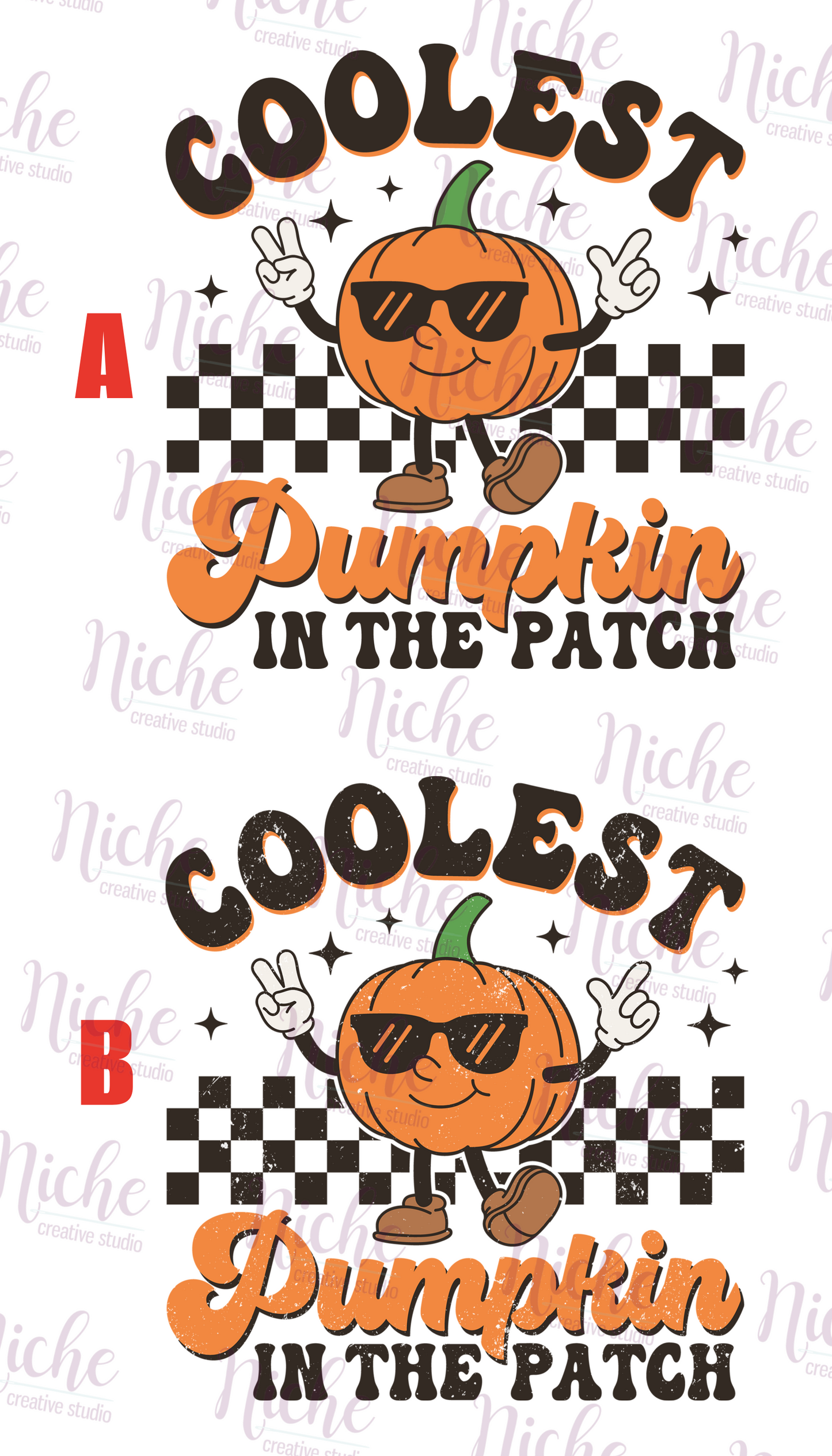-FAL5213 Coolest Pumpkin In The Patch Decal