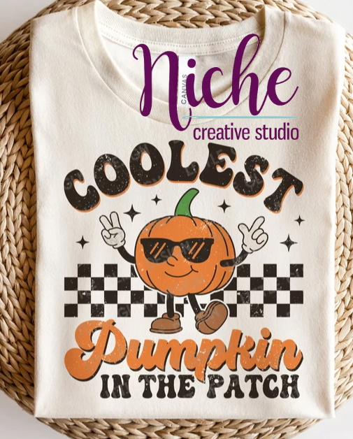 -FAL5213 Coolest Pumpkin In The Patch Decal