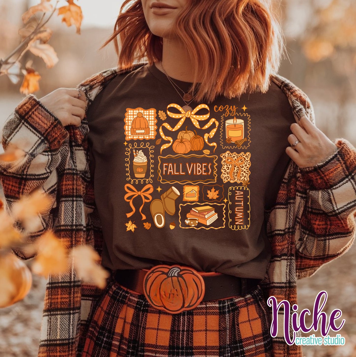 -FAL8440 Cozy Season Fall Vibes Decal