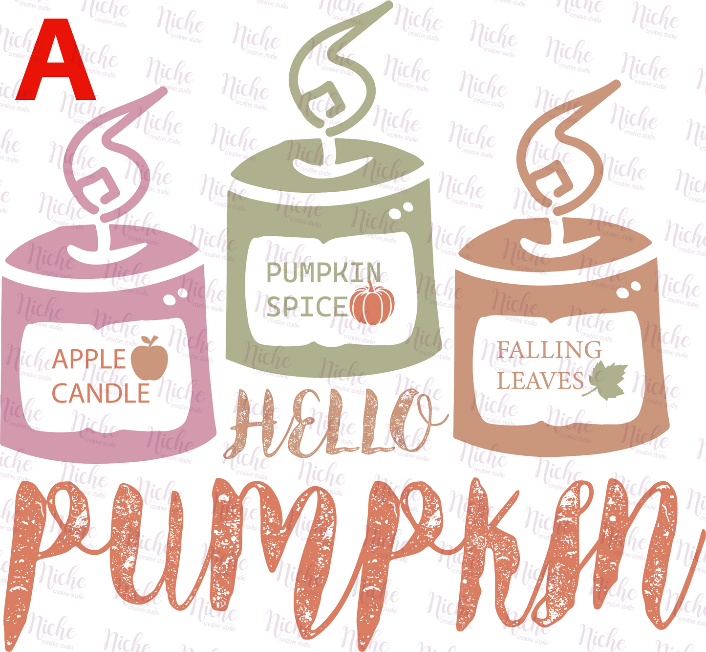 -FAL877 Hello Pumpkin Decal
