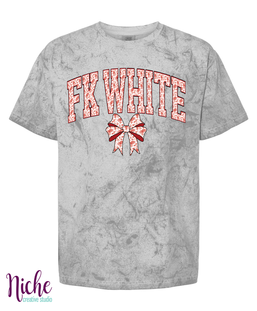 -FKW8263 FK White Toile Decal