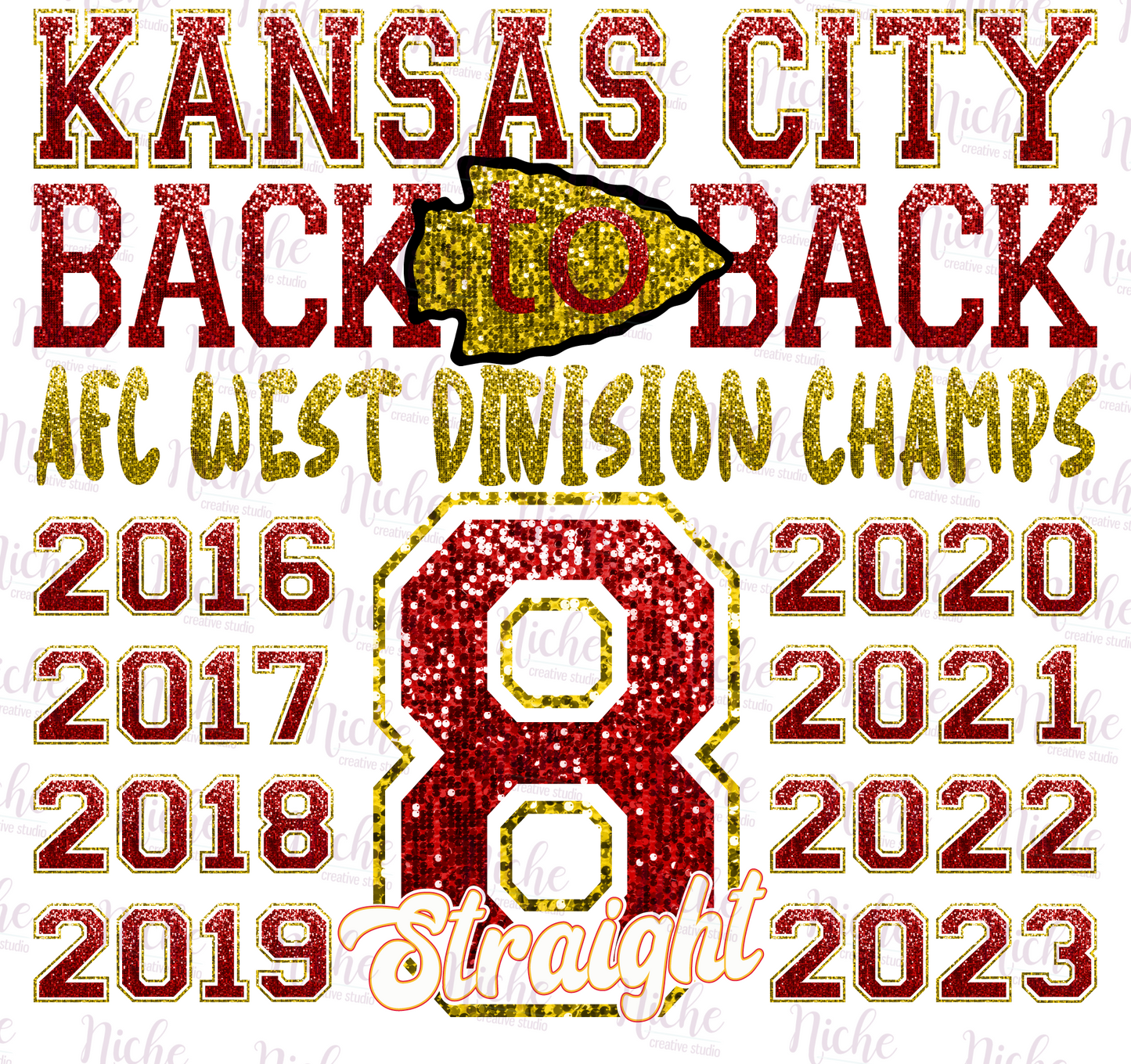 -FOO1578 Kansas City Back to Back Decal