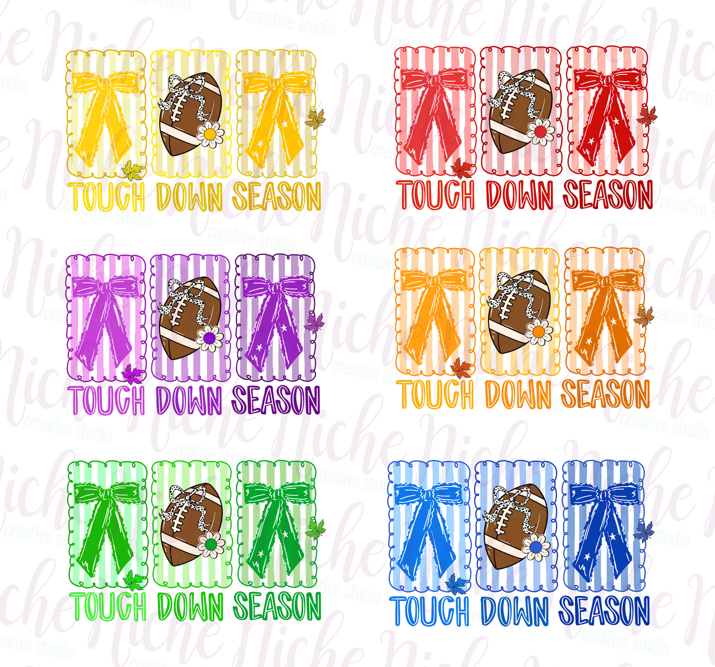 -FOO8299 Touch Down Season Decal