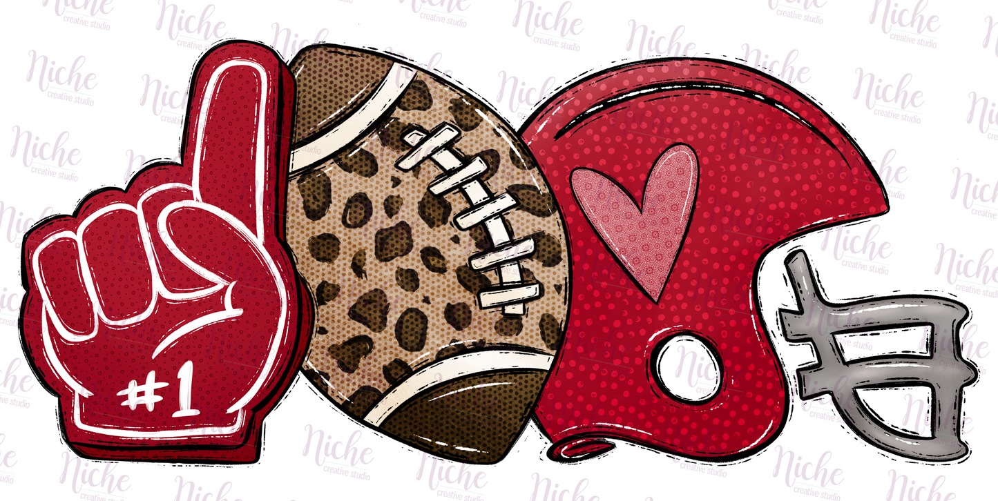 -FOO982 Football Decal