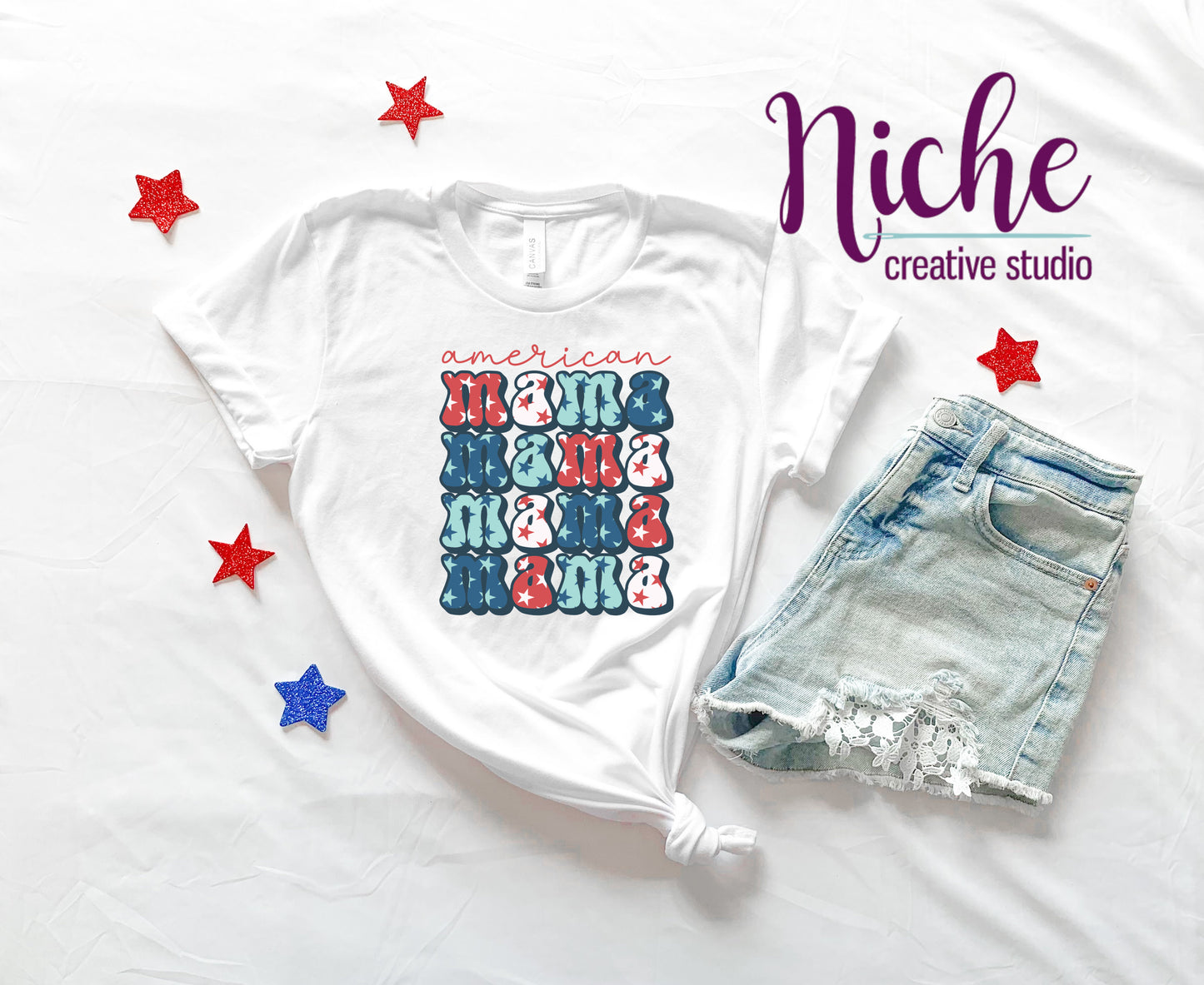 - FOU236 American Mama Decal