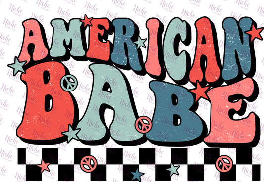 - FOU247 American Babe Decal