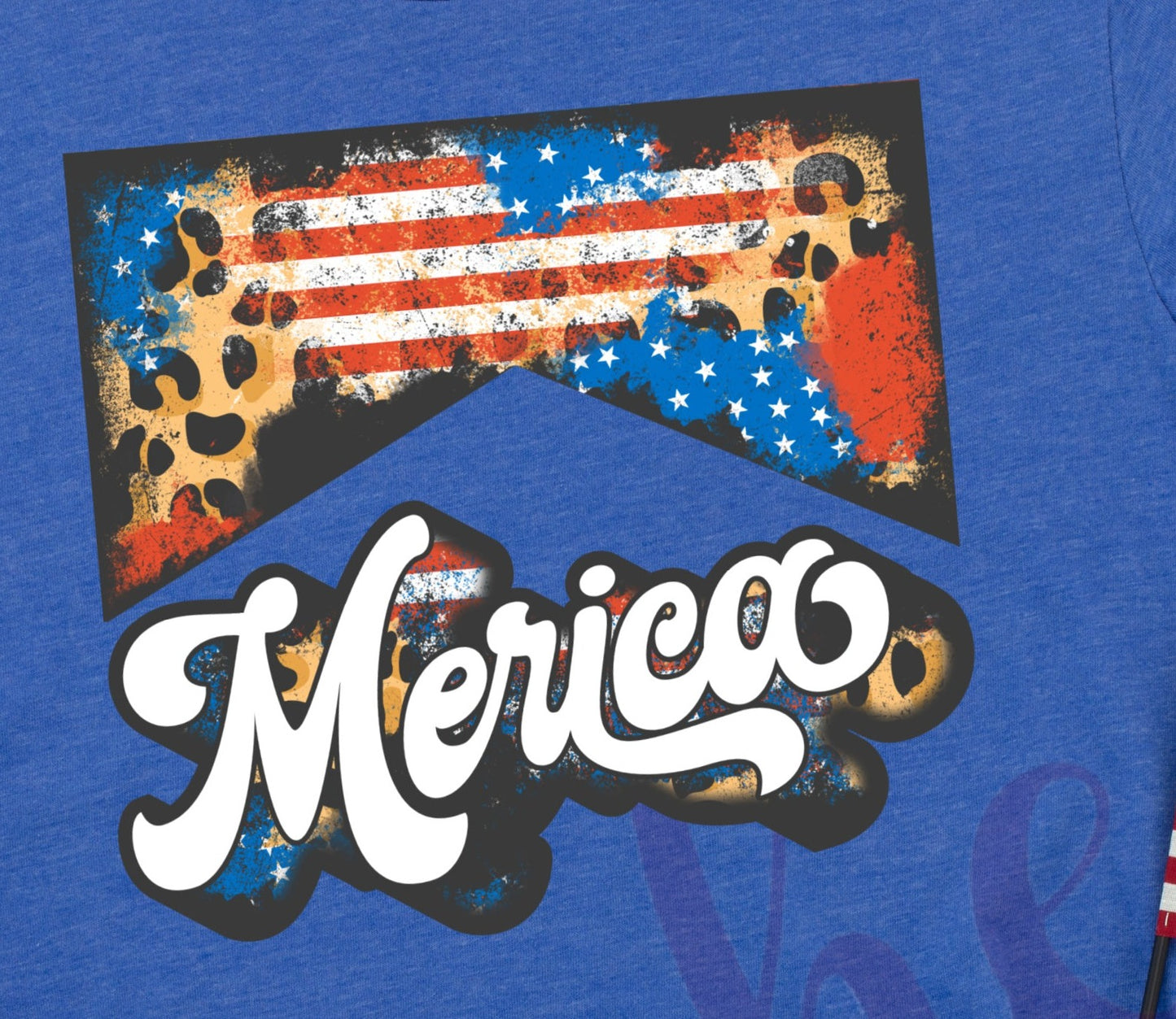 - FOU2571 Merica Grunge Leopard