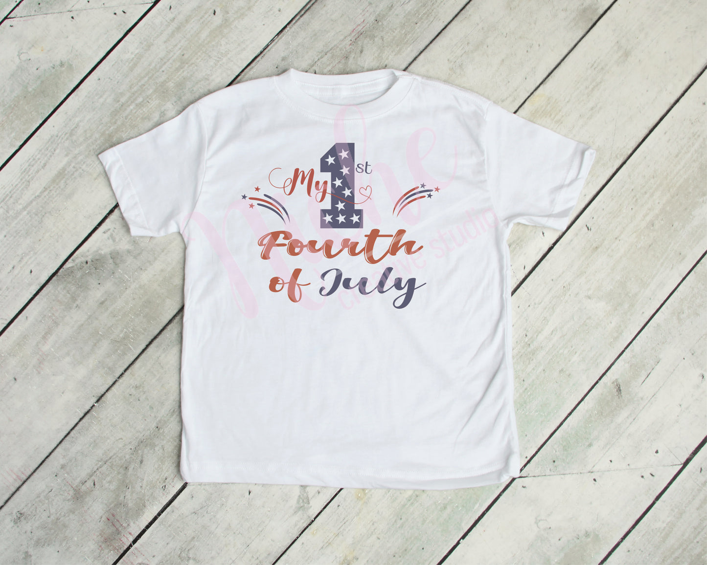- FOU2576 My First Fourth of July Decal