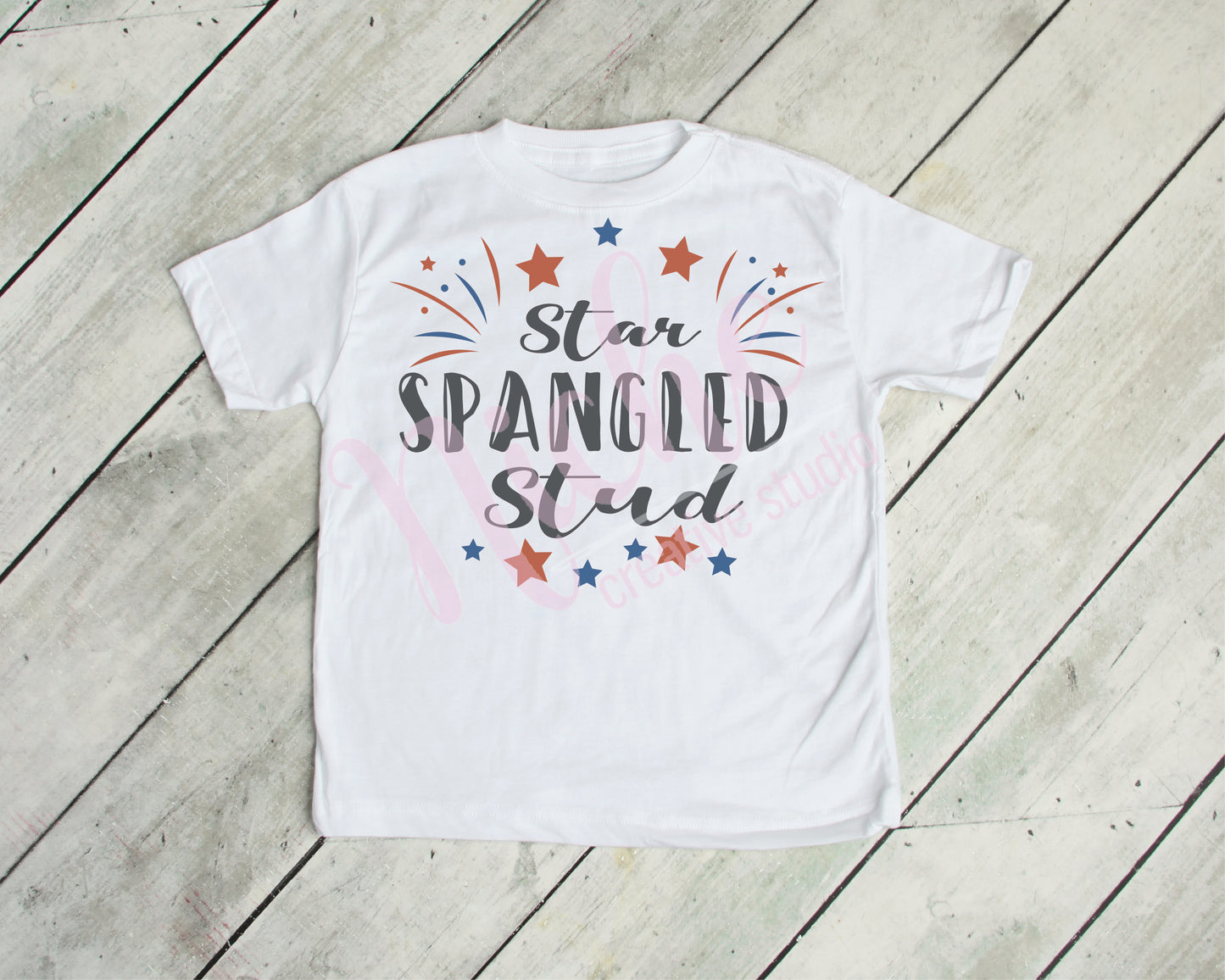 - FOU2585 Star Spangled Stud Decal