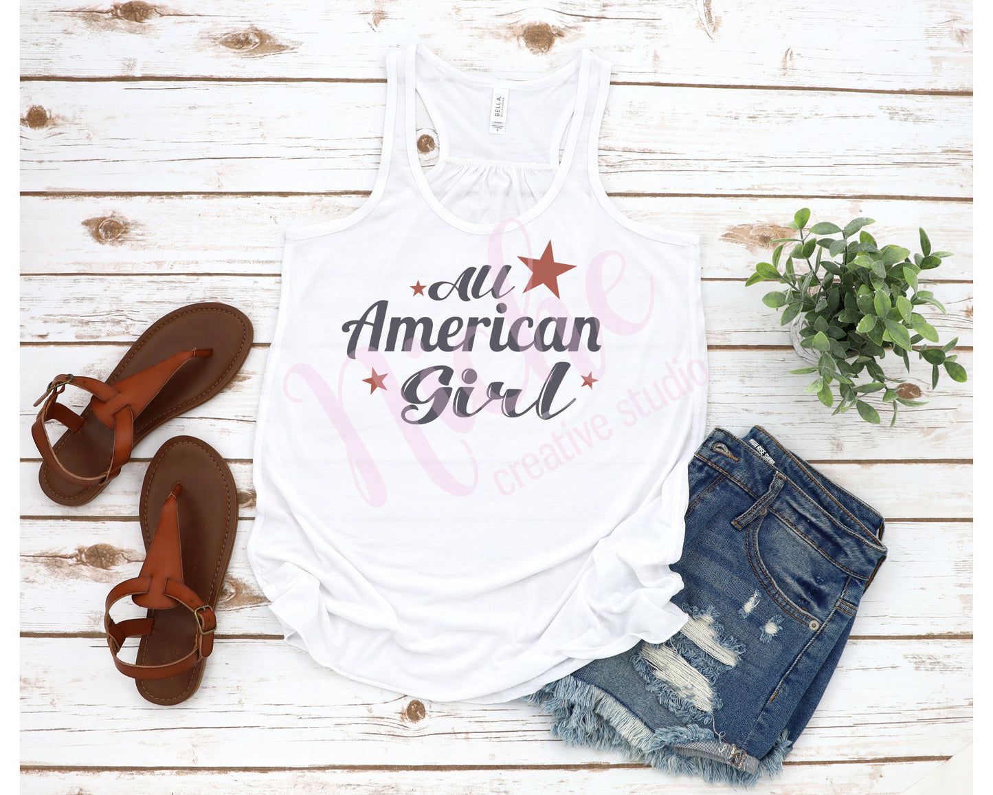 - FOU3301 All American Girl Decal