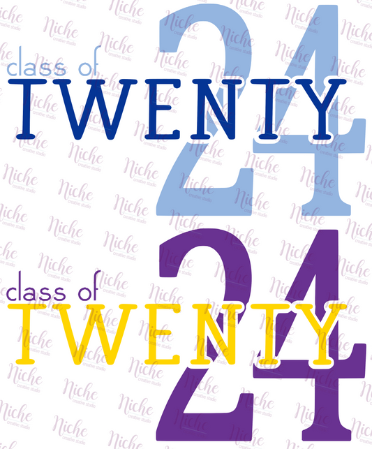 - GRA542 Class of Twenty 24 Decal