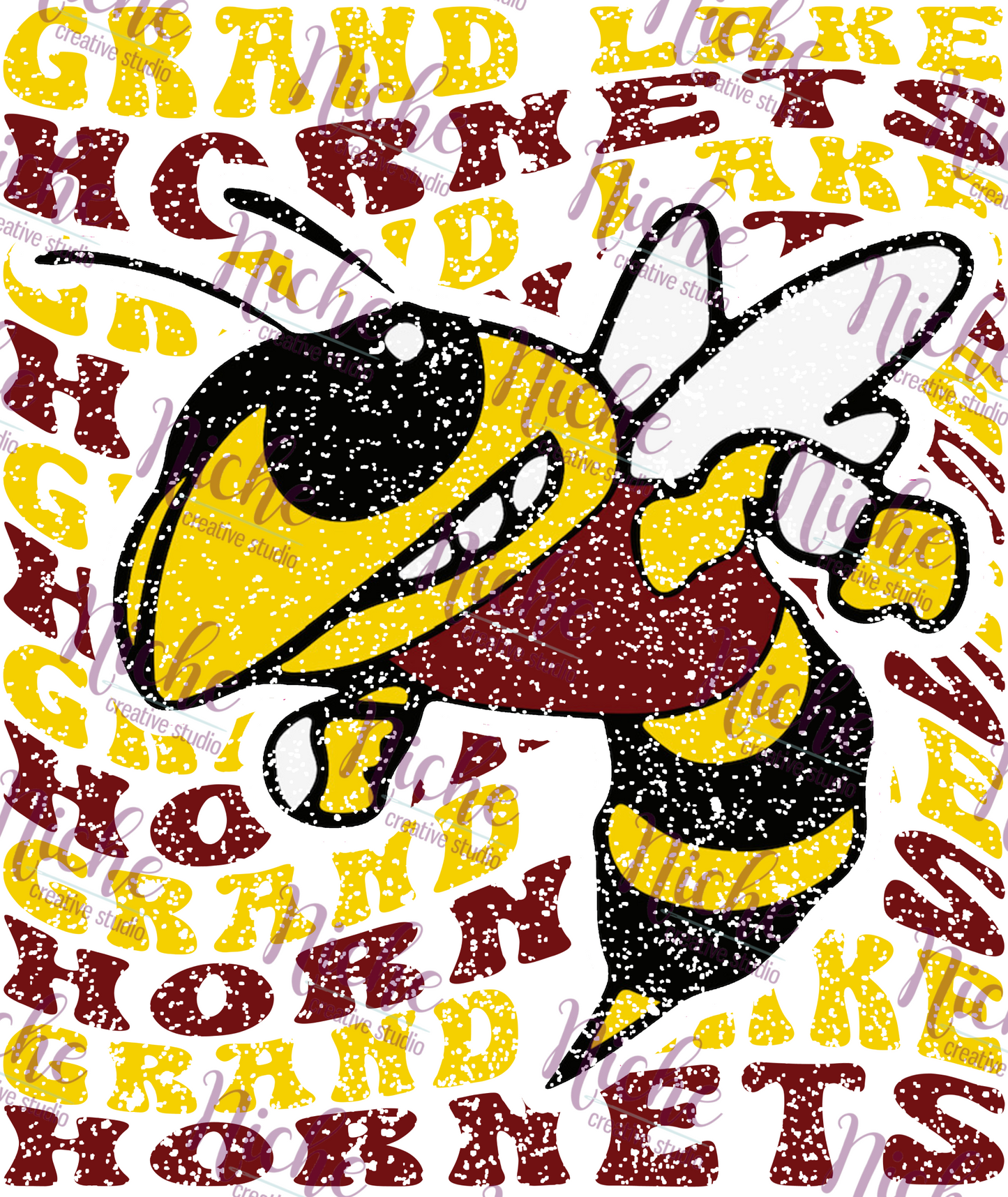 - GRA637 Grand Lake Distressed Decal