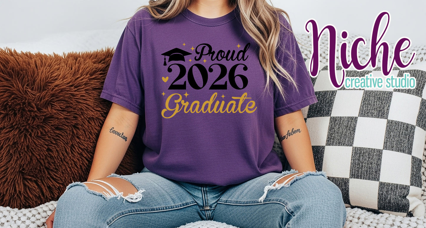 -GRA8123 Proud Graduate Decal