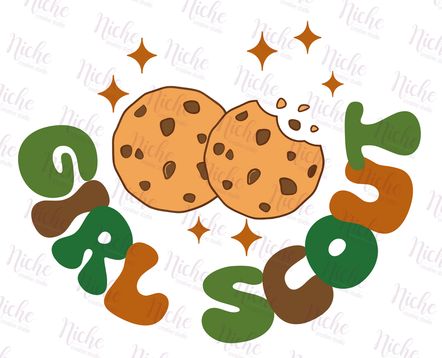 -GSC1557 Girl Scout Cookie Decal