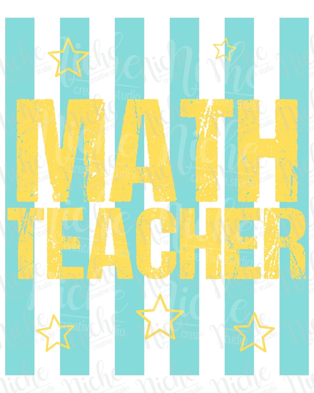 -SCH4520 - School Striped Decal