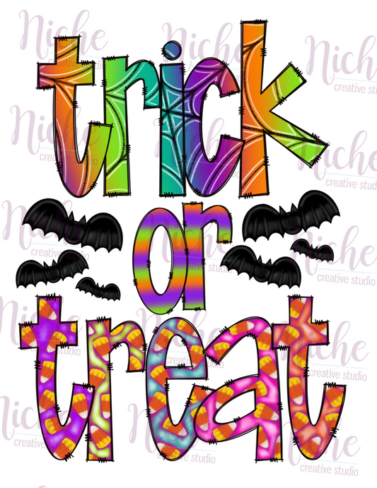 -HAL1059 Trick or Treat Decal