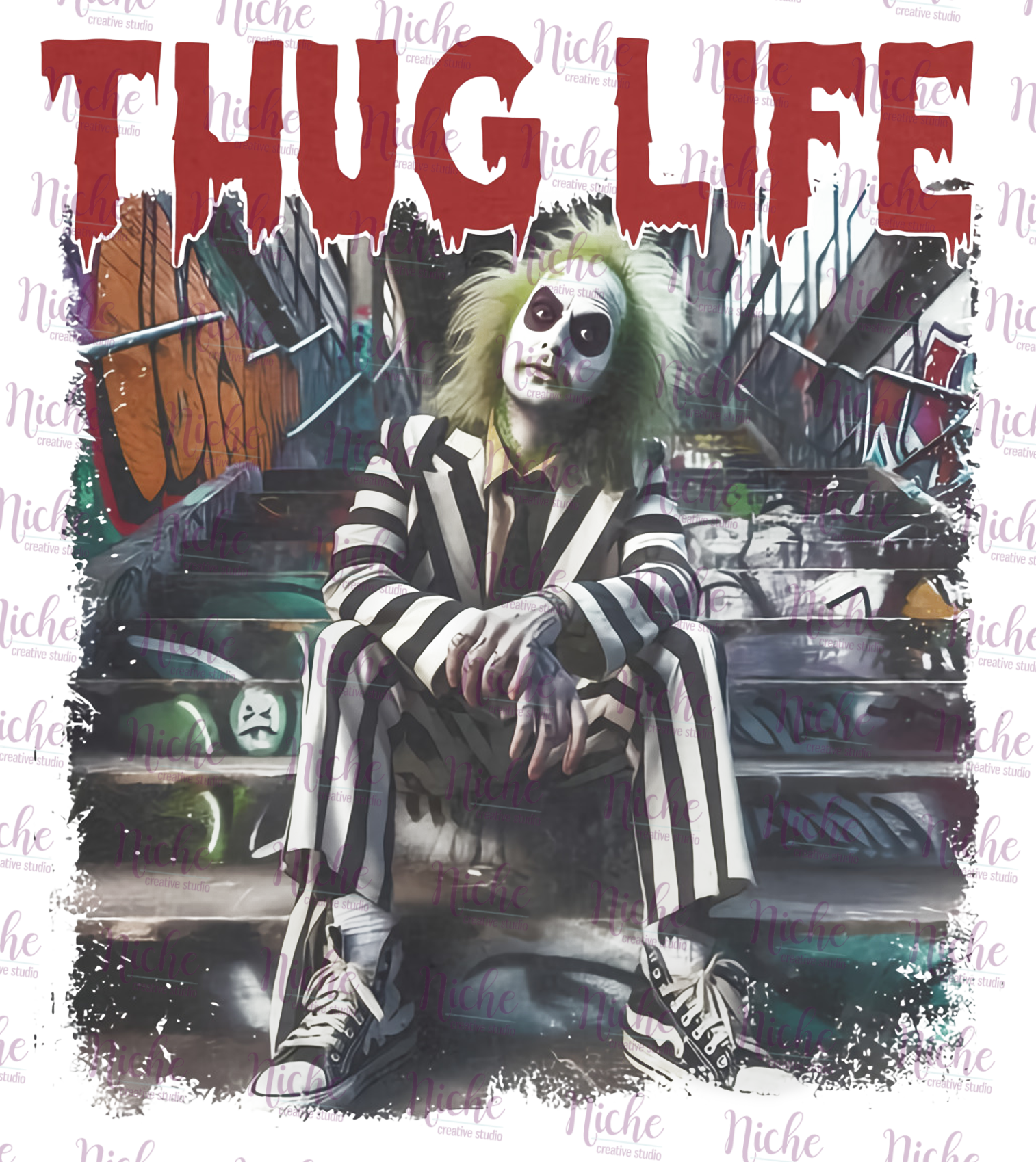 HAL5236 Thug Life Decal – Niche Creative Studio