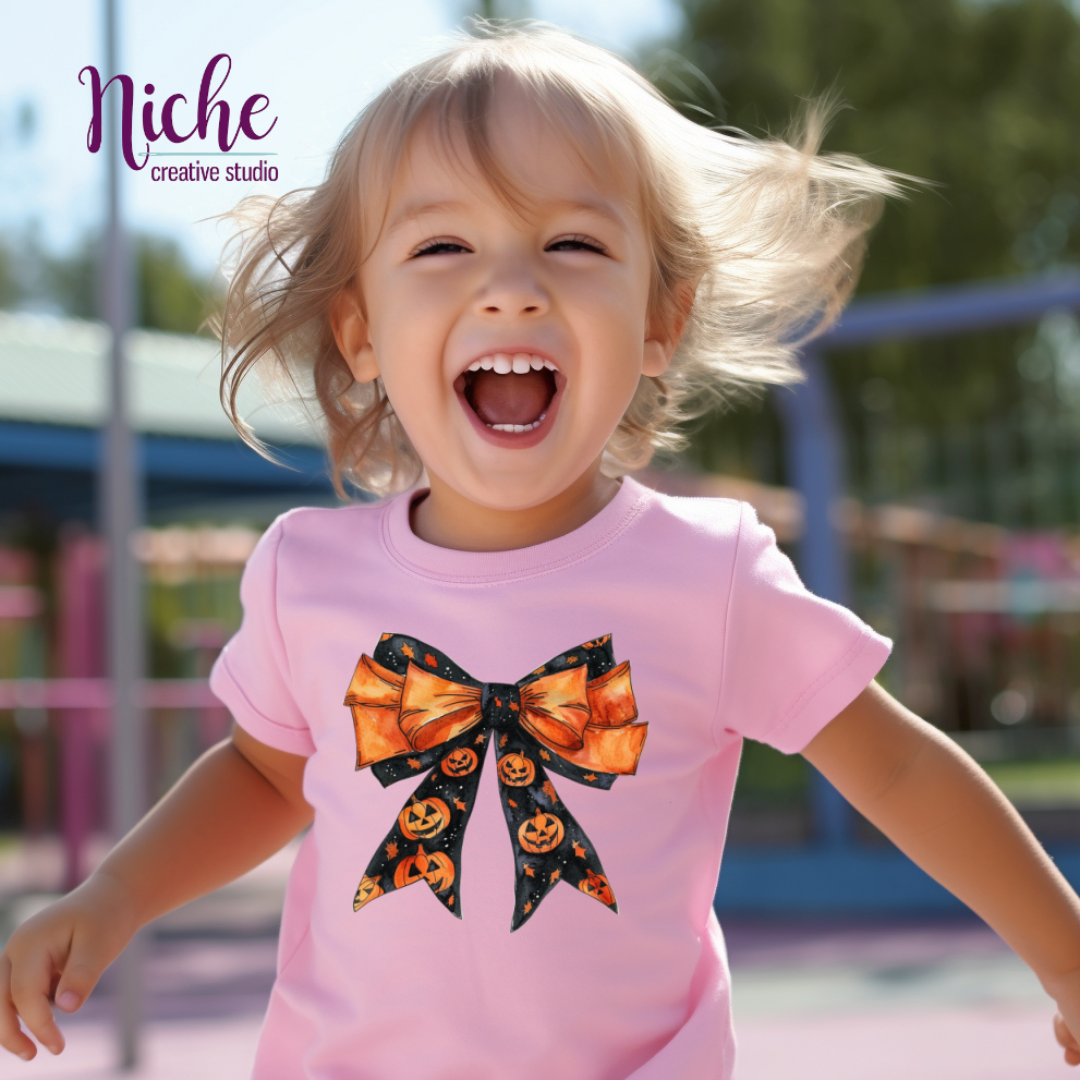 -HAL5286 Halloween Bow Decal