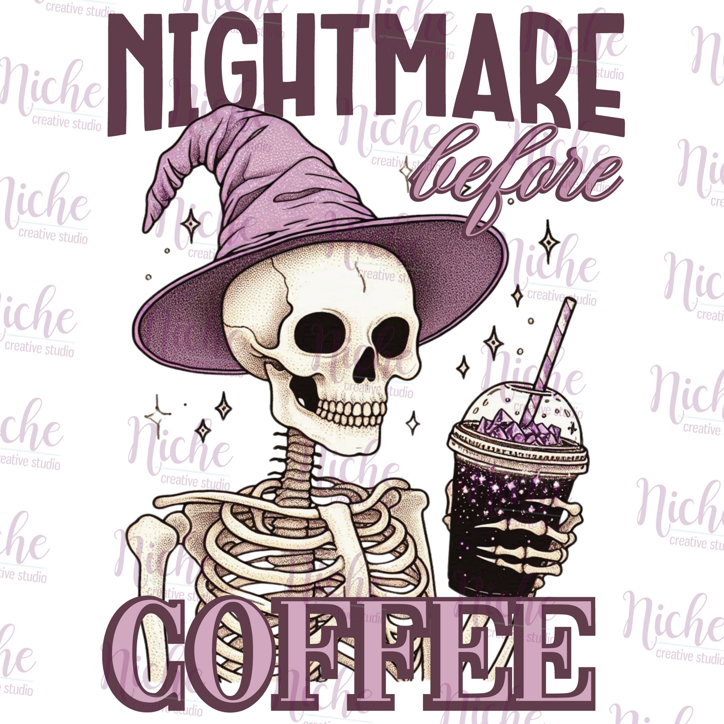 -HAL5304 Nightmare Before Coffee Decal