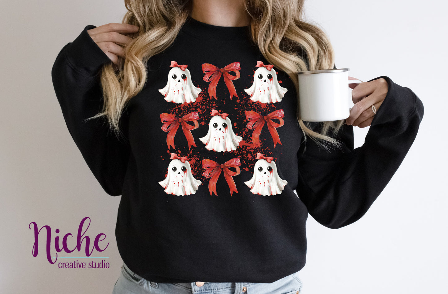 -HAL5311 Ghost Red Coquette Decal