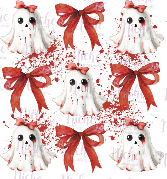 -HAL5311 Ghost Red Coquette Decal