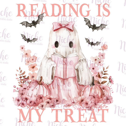 -HAL5313 Reading is a Treat Decal