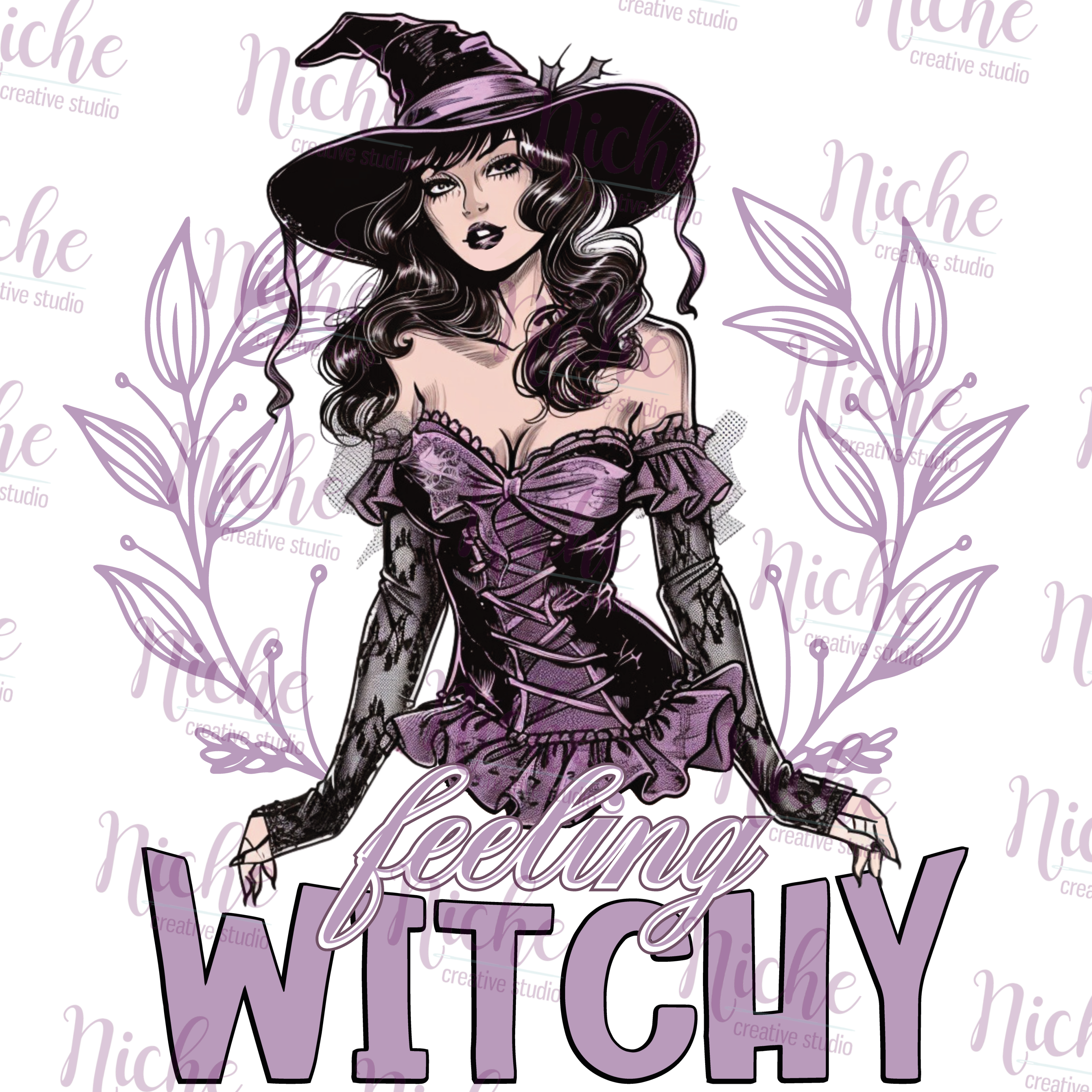 HAL5314 Witchy Decal – Niche Creative Studio