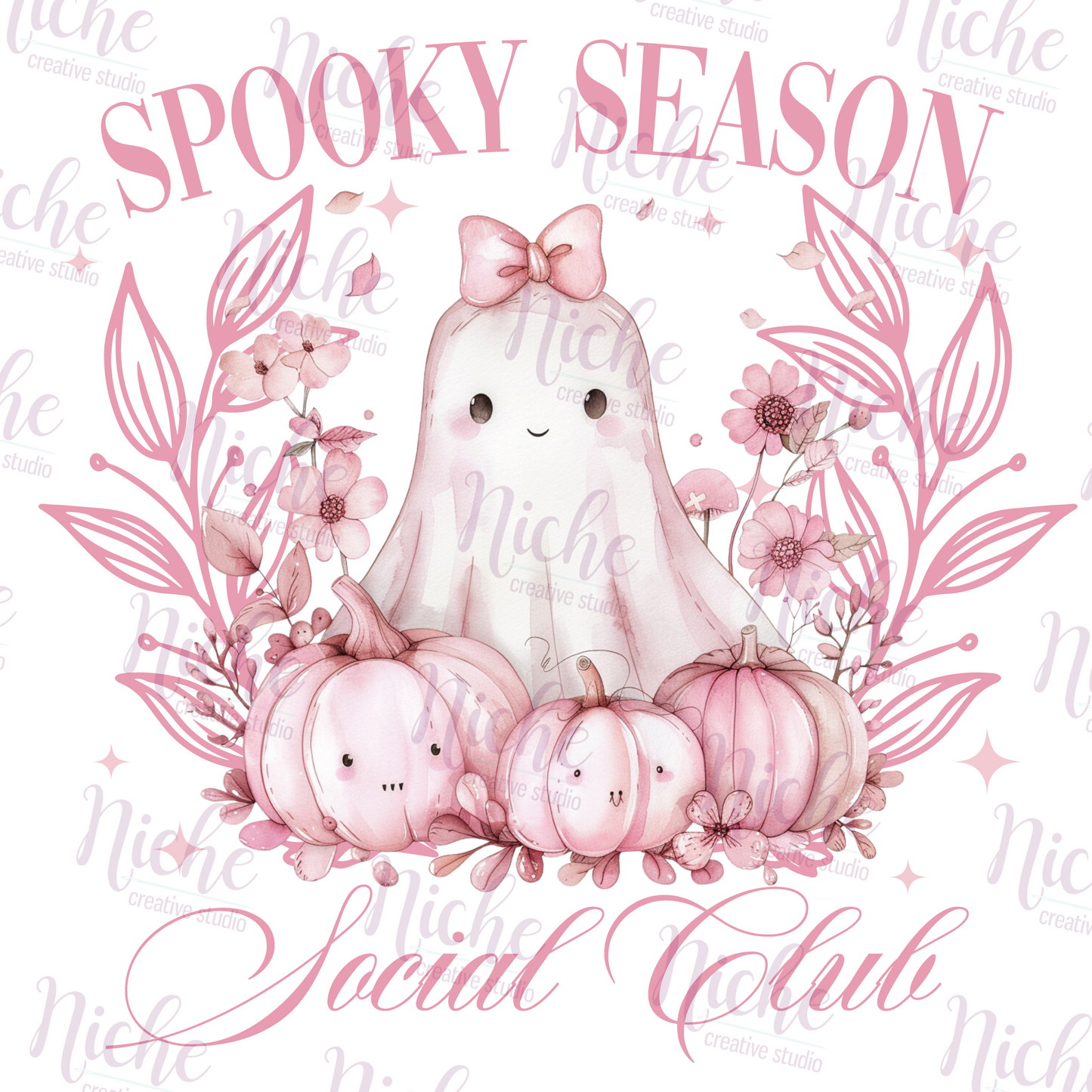-HAL5315 Spooky Season Social Club Decal