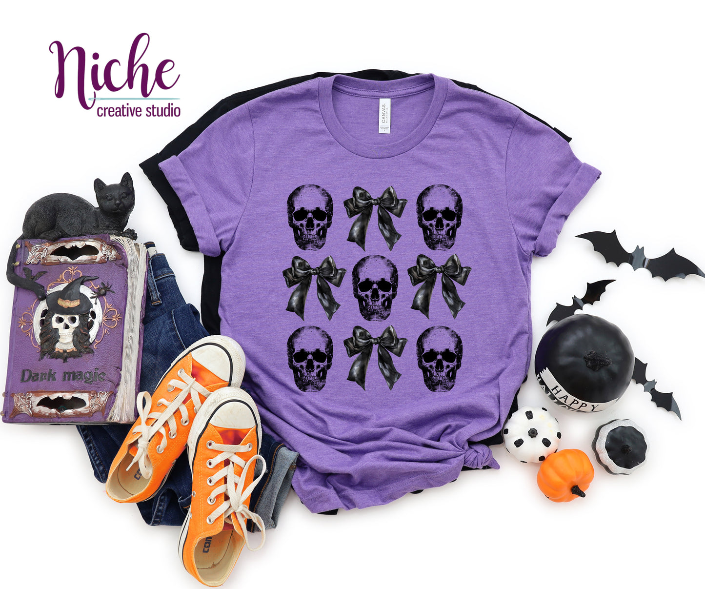 -HAL5332 Skull Coquette Decal