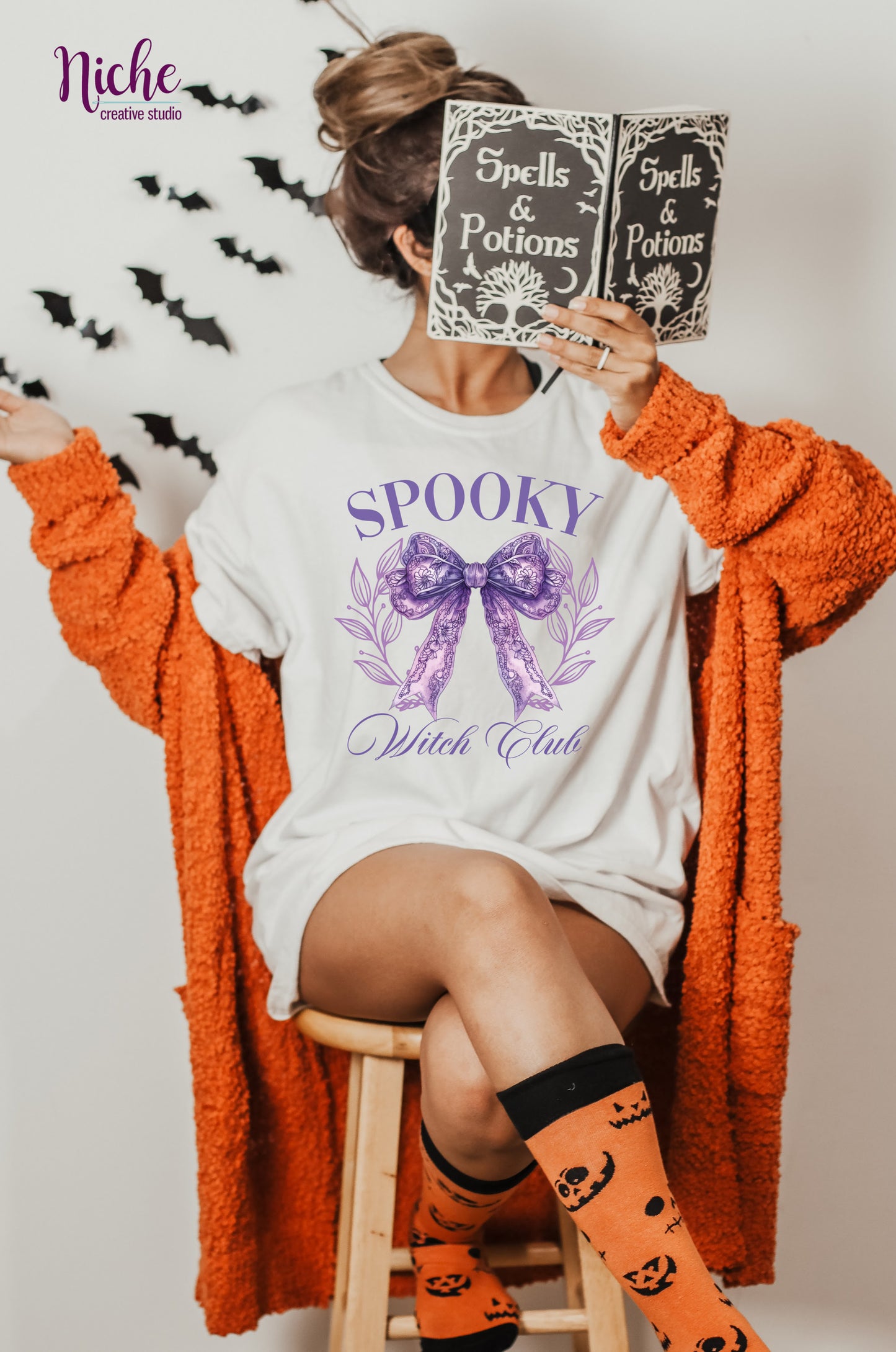 -HAL5335 Spooky Social Club Purple Decal