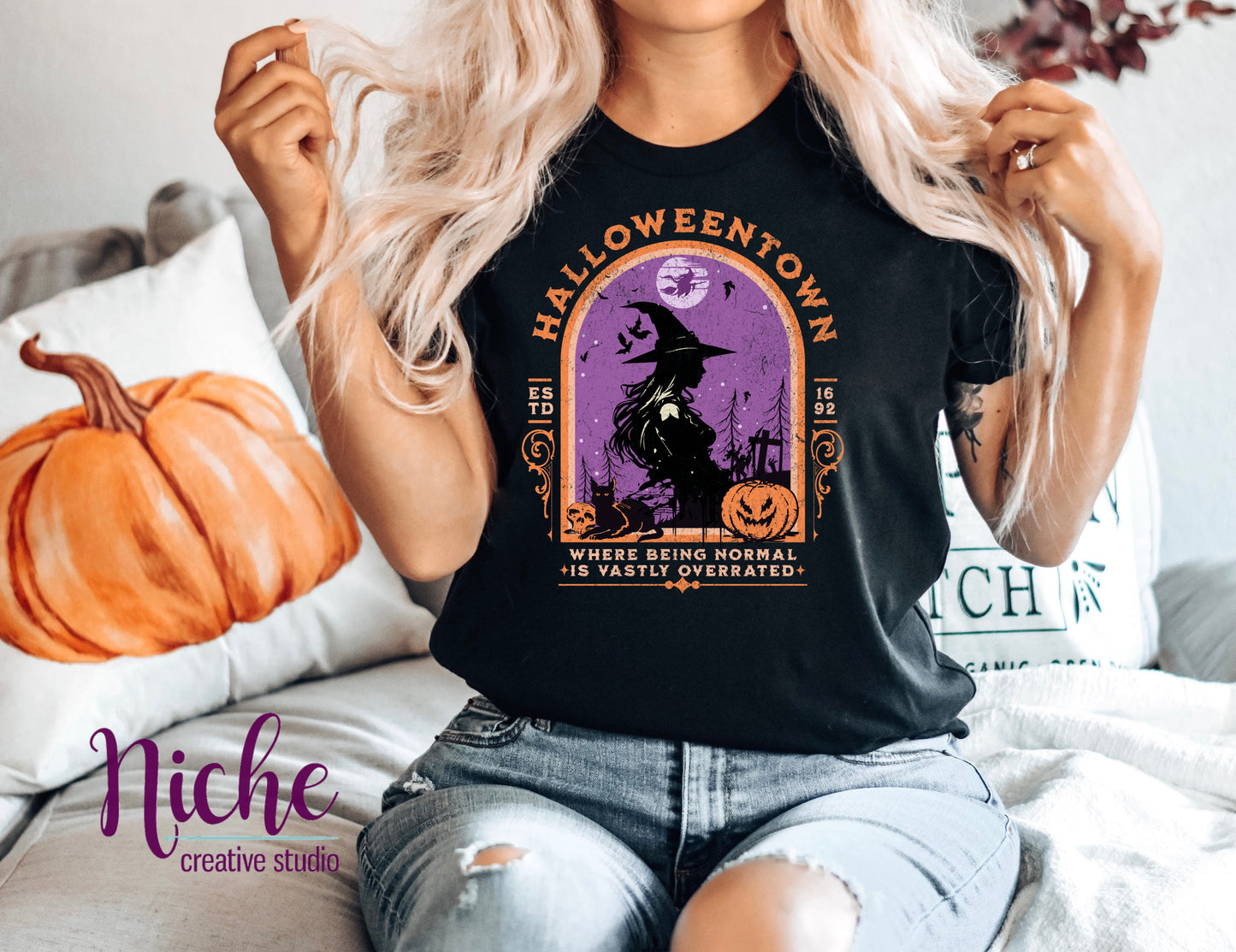 -HAL5344 Witch Halloweentown Decal
