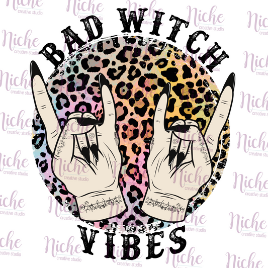 -HAL8361 Bad Witch Vibes Decal