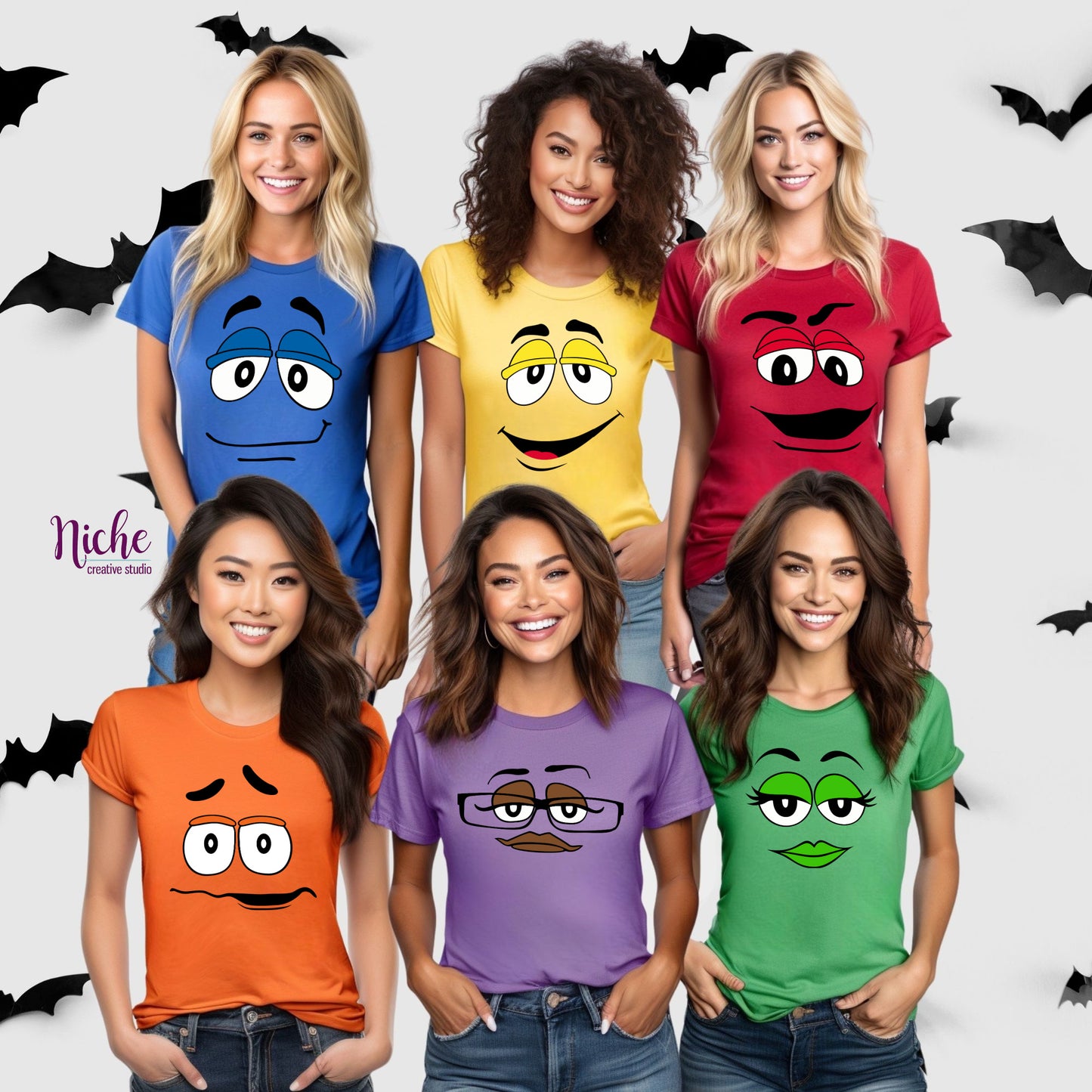 -HAL5370 MnM Faces with Color Decal