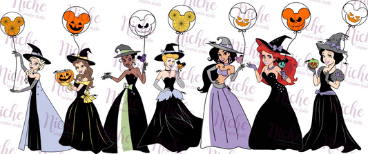 - HAL567 Halloween Princesses Decal