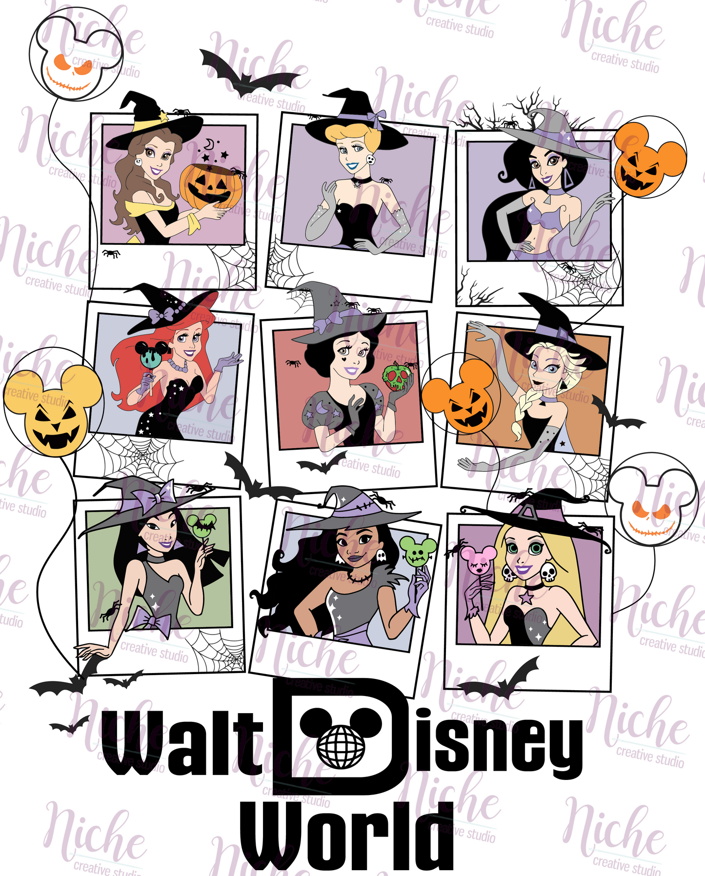 - HAL658 Halloween Princesses2 Decal