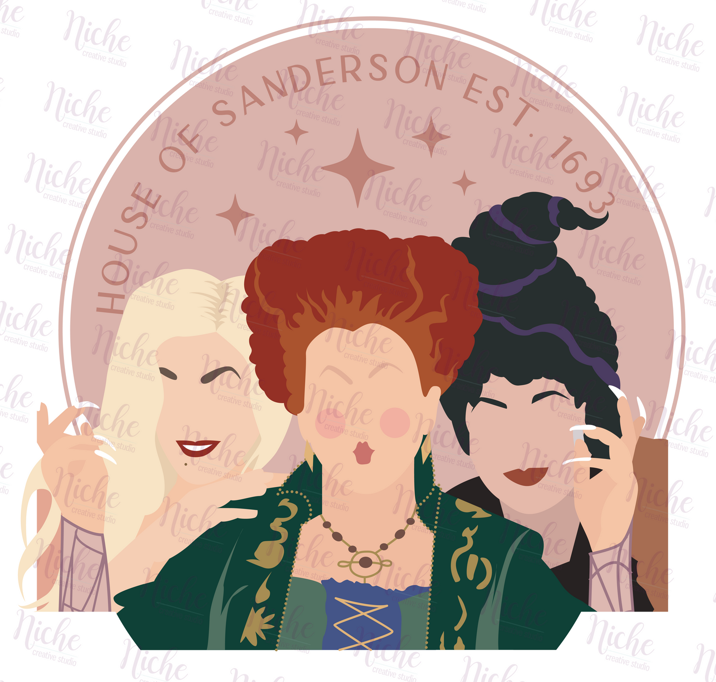 -HAL859 Sanderson Silhouette Decal