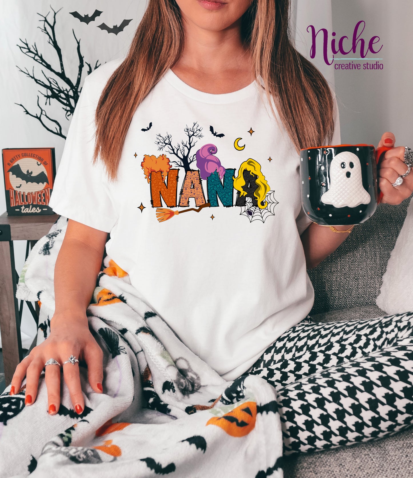 -HAL861 Grandma Names Halloween Decal