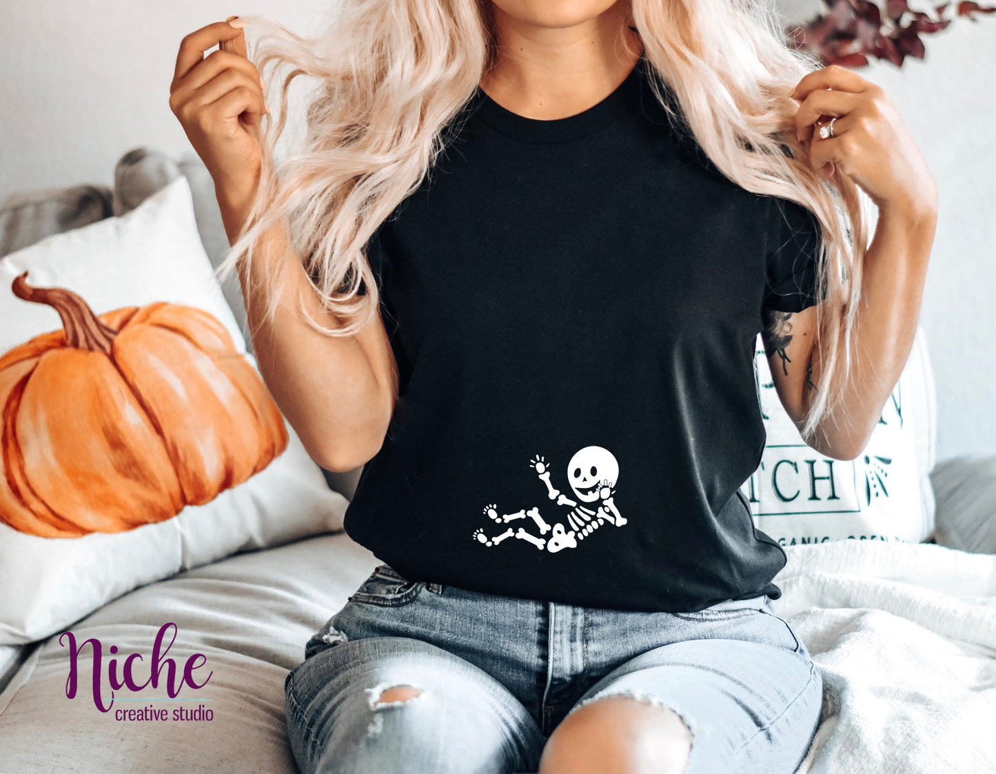 -HAL863 Skeleton Baby Decal