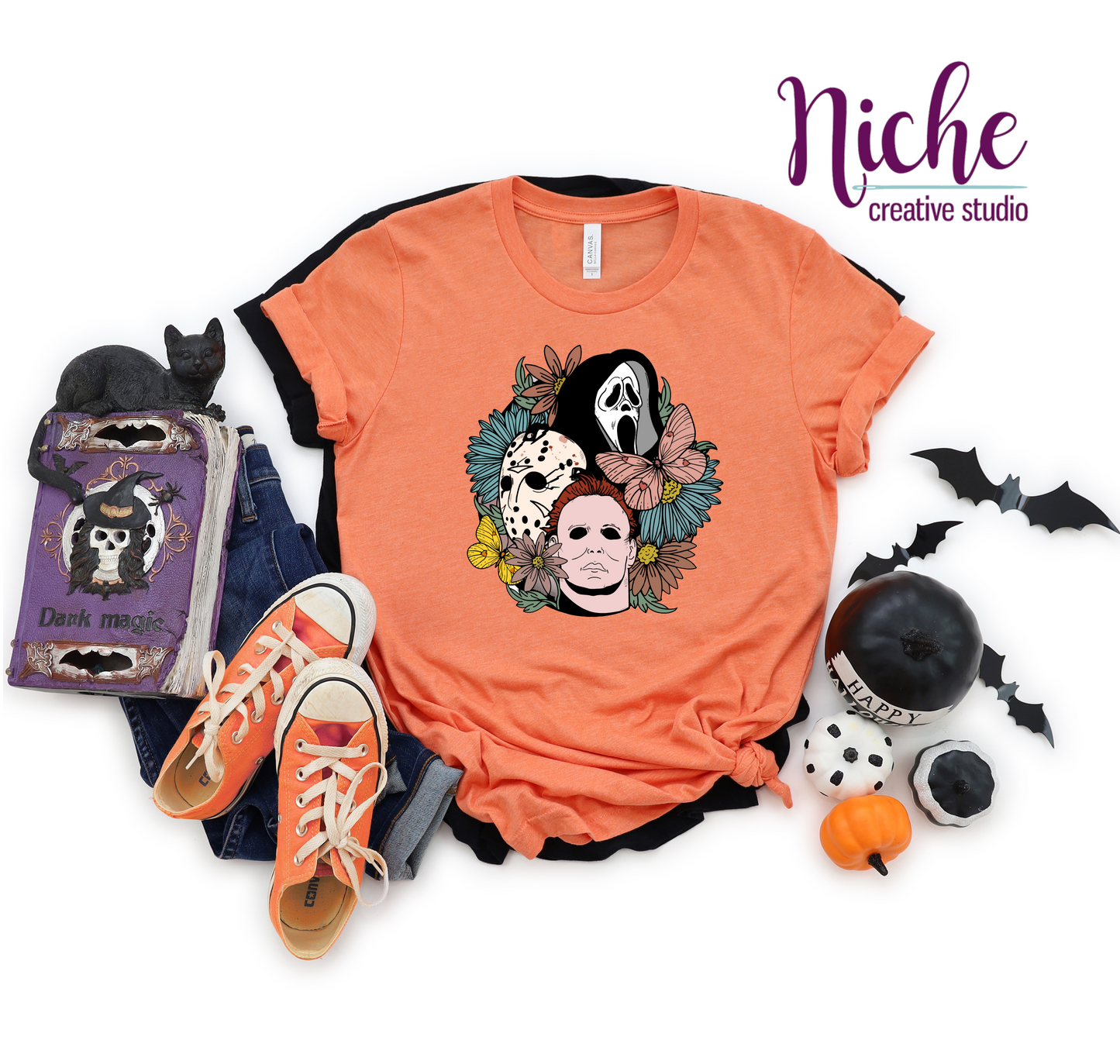 -HAL899 Horror Flower Decal